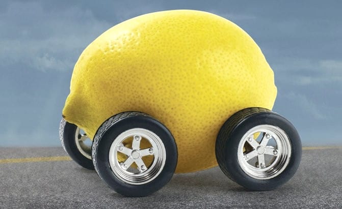 A lawyer driving a lemon through San Diego.