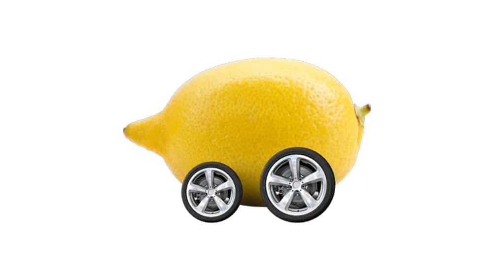 lemon car shaped as a lemon