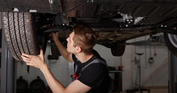 suspension system in a car