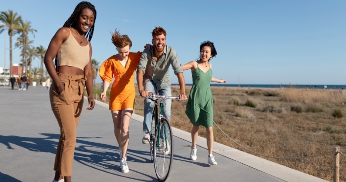evening walks or cycling