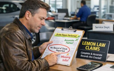 How Dealership Service Notes Can Make Or Break Your Lemon Law Case