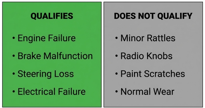 Qualifying vs. Non-Qualifying Defects