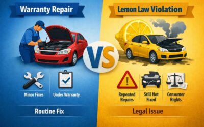The Difference Between A Warranty Repair And A Lemon Law Violation