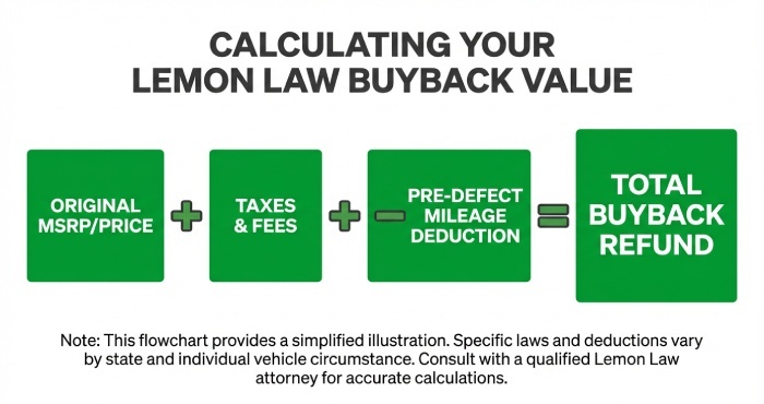 lemon law buyback value
