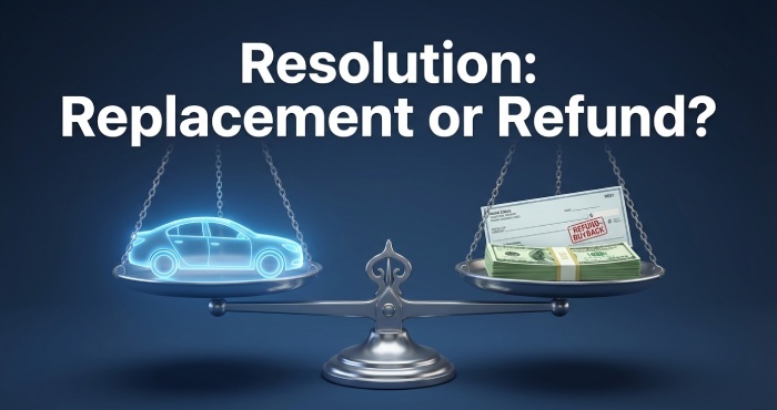 replacement or refund