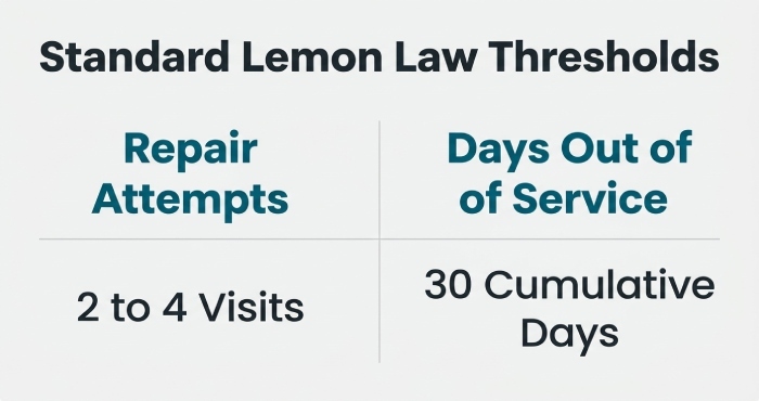 standard lemon law
