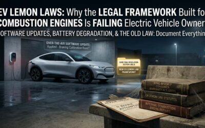 EV Lemon Laws: Why the Legal Framework Built for Combustion Engines Is Failing Electric Vehicle Owners