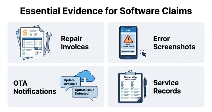Evidence software claims