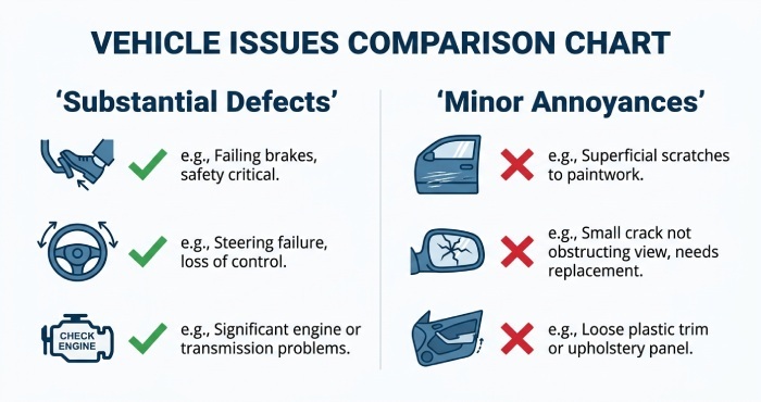 Substantial vs Minor