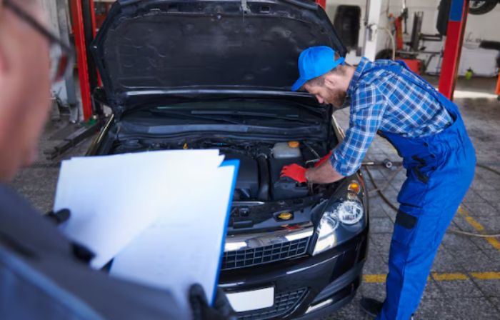 vehicle's repair history