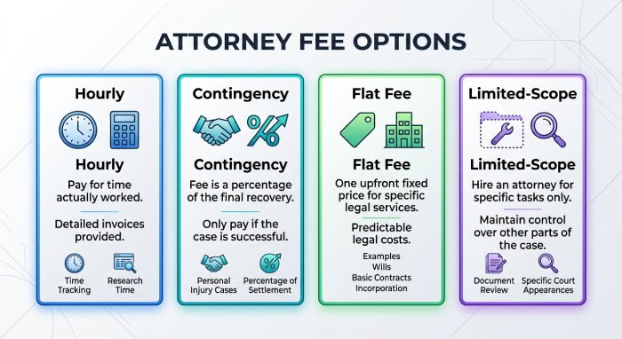 Common California fee structures