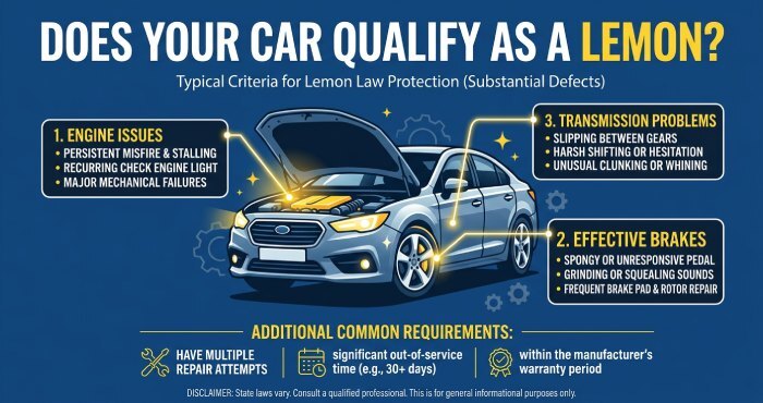 car qualify as lemon
