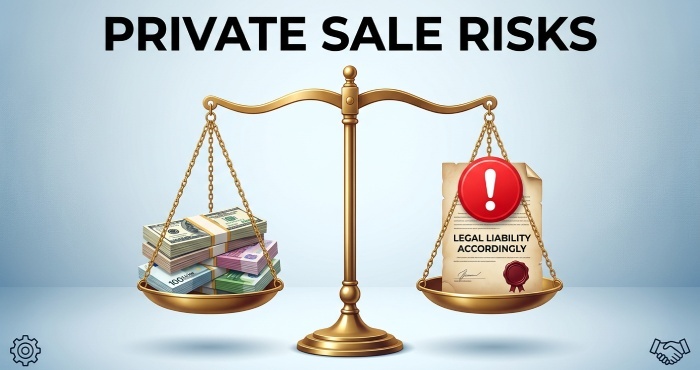 Private sale risk