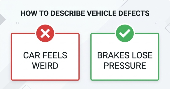 Vehicle defect