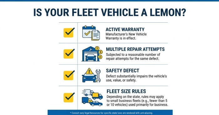Fleet vehicle a lemon