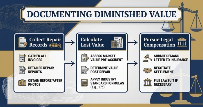 Documenting diminished value