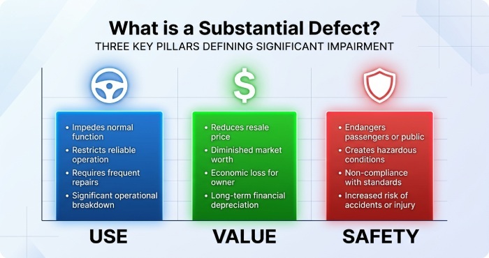 Substantial defects
