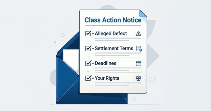 Class action notice