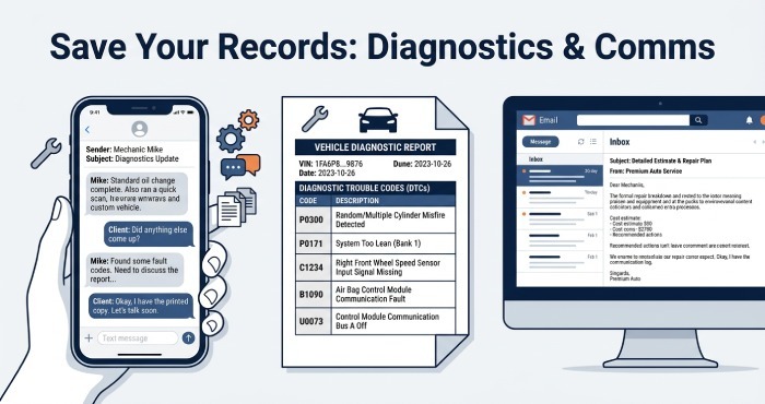 Lemon Law Evidence Checklist