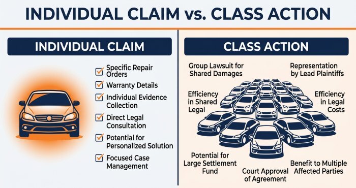 Individual Claim vs Class Action Suits