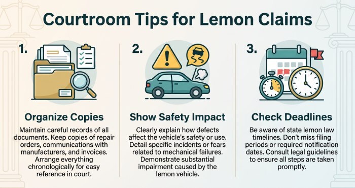 Lemon law claims