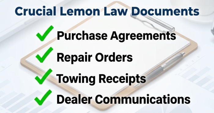 Lemon law documents