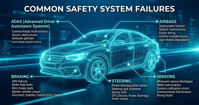 Common Safety System Failures Infographic