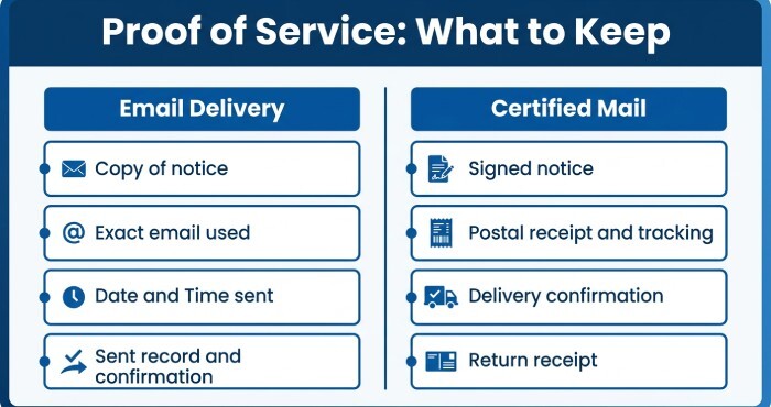 proof of service
