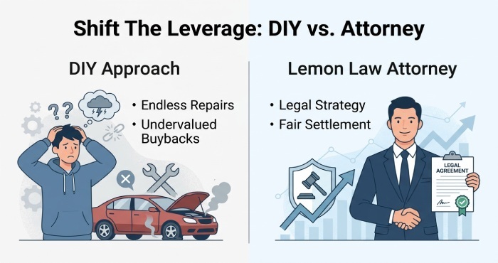 Lemon Law Lawyer Can Shift Leverage and Protect the Claim