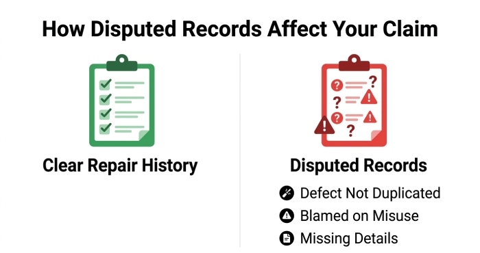 disputed records
